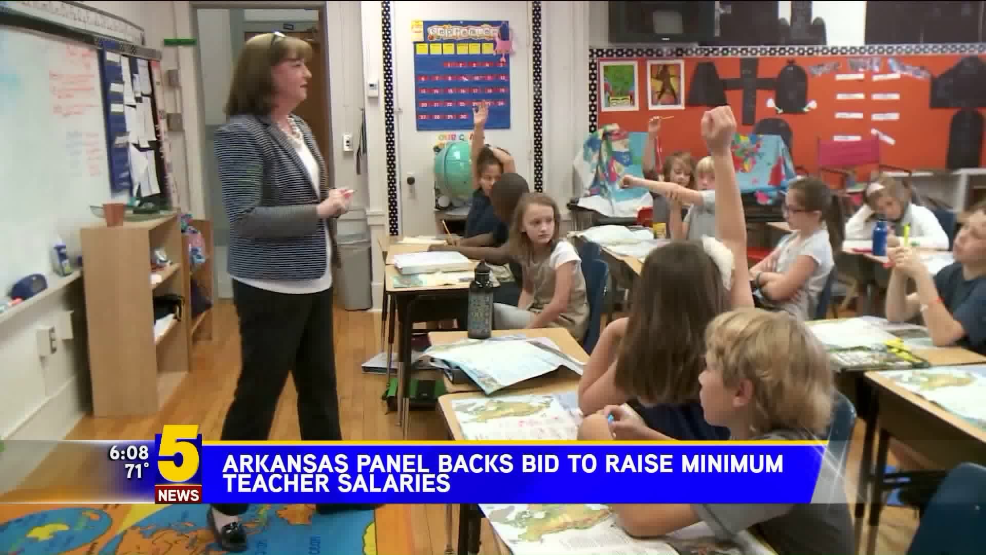 Arkansas Panel Backs Bid To Raise Minimum Teacher Salaries