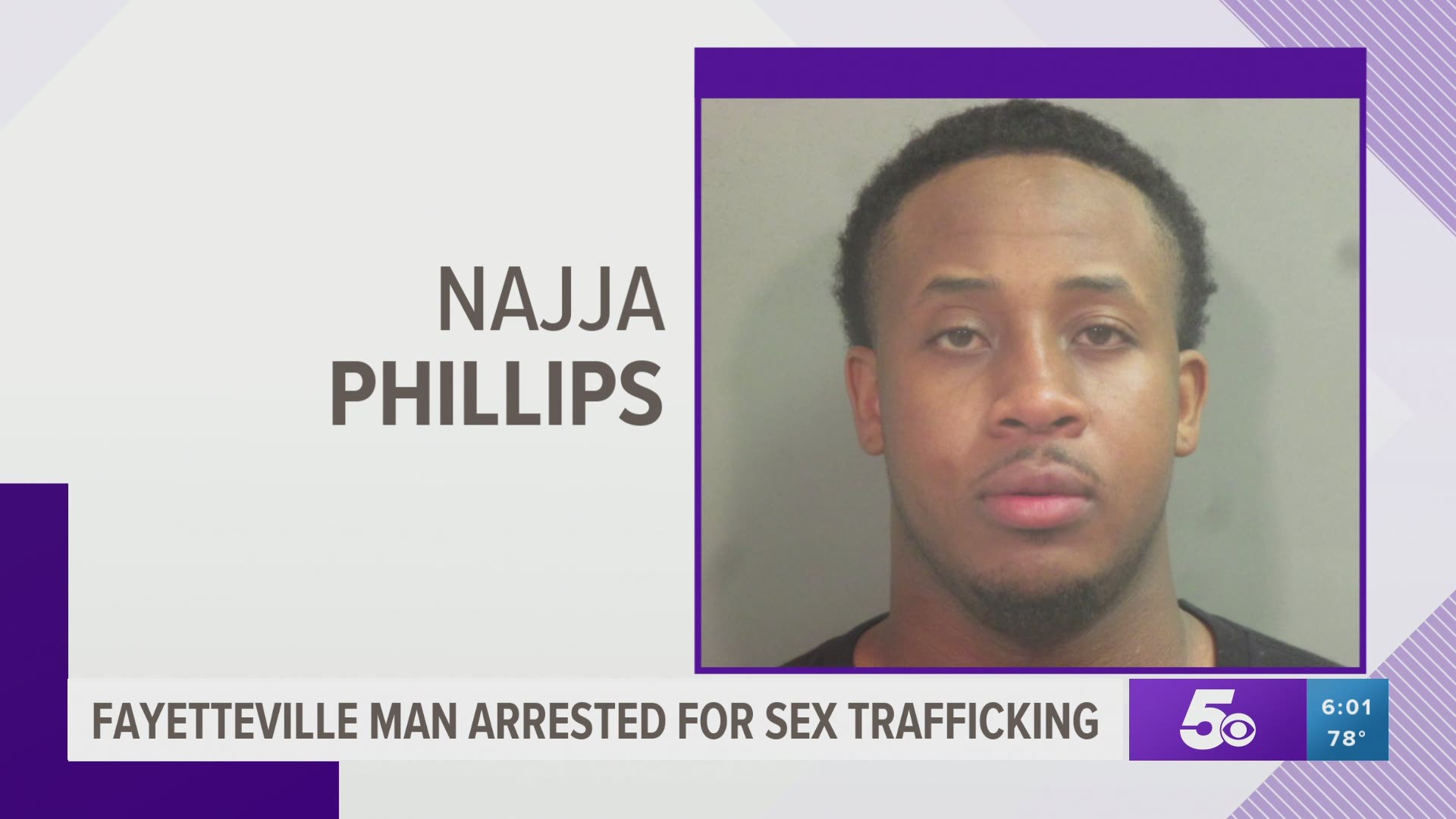 26-year-old Najja Phillips was the subject of their raid, according to Connor Hagen with the Little Rock FBI office.