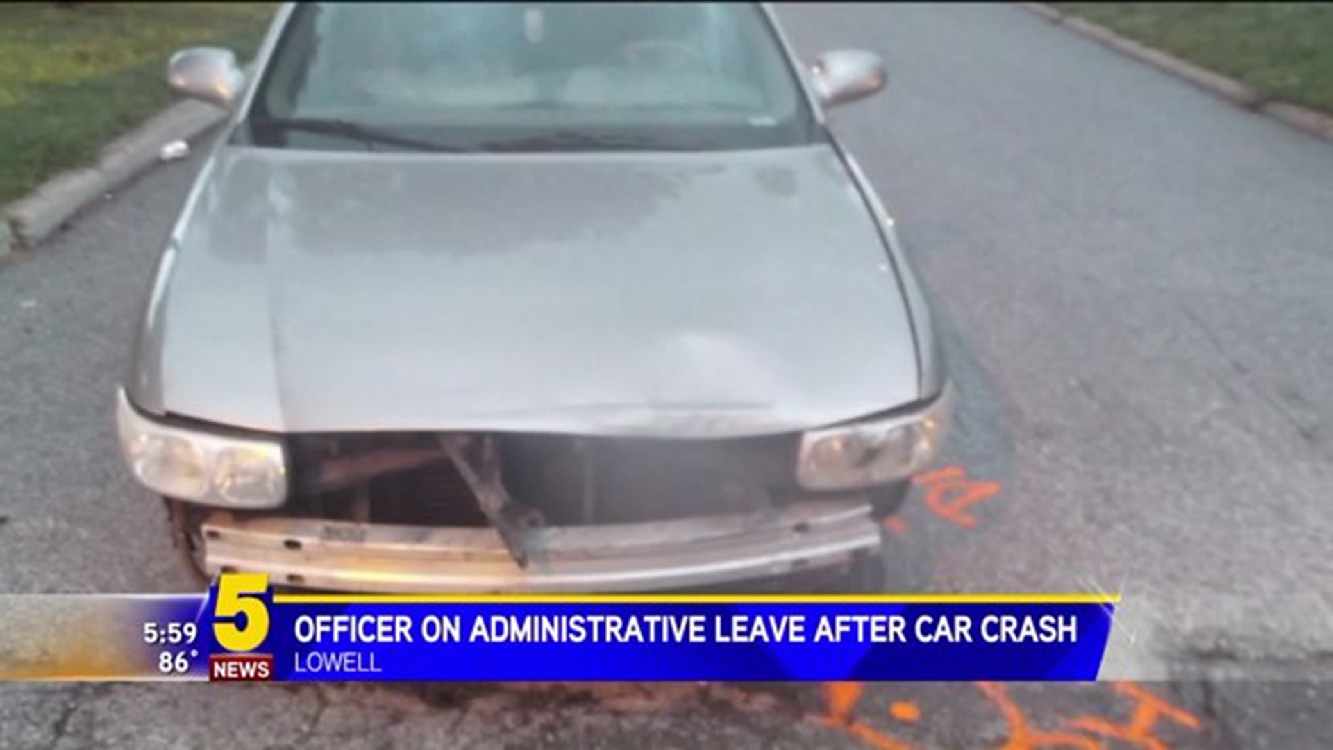 Lowell Police Officer On Paid Leave After Crashing Police Cruiser