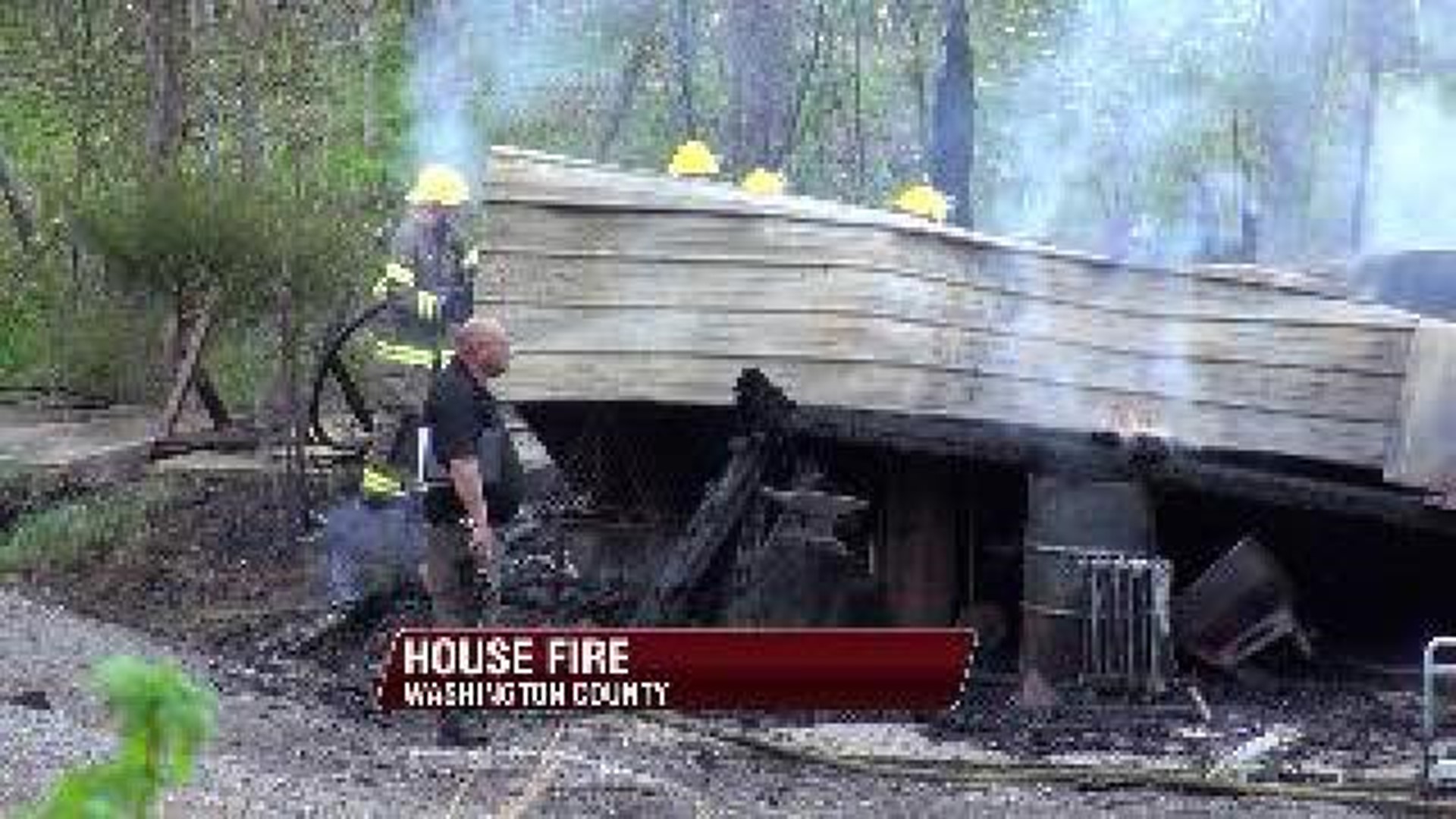 Fire Damages Rural Washington County Home
