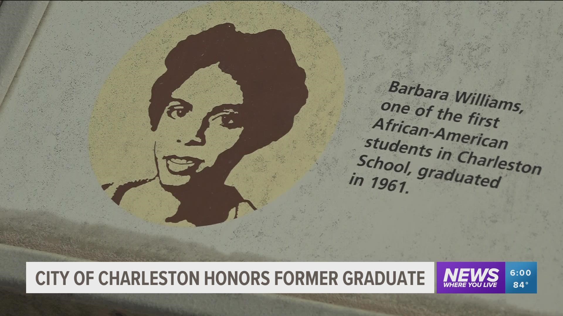 Barbara Williams Dotson started the ninth grade at Charleston High School in August of 1954 after it was the first school to integrate in the South.