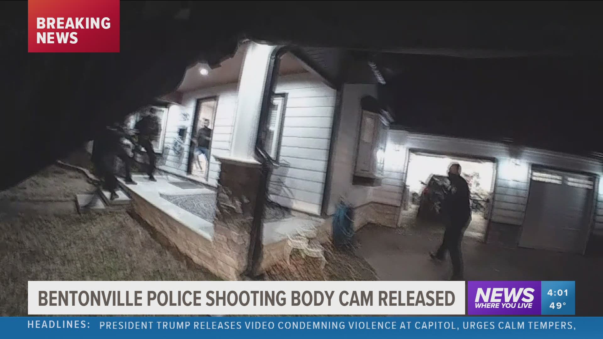 Bodycam footage of Bentonville Police shooting released