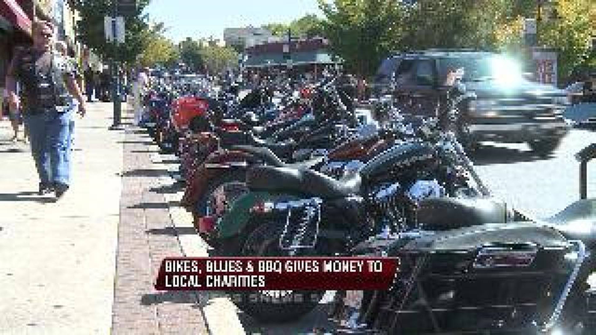 Bikes Blues Hands Out Money