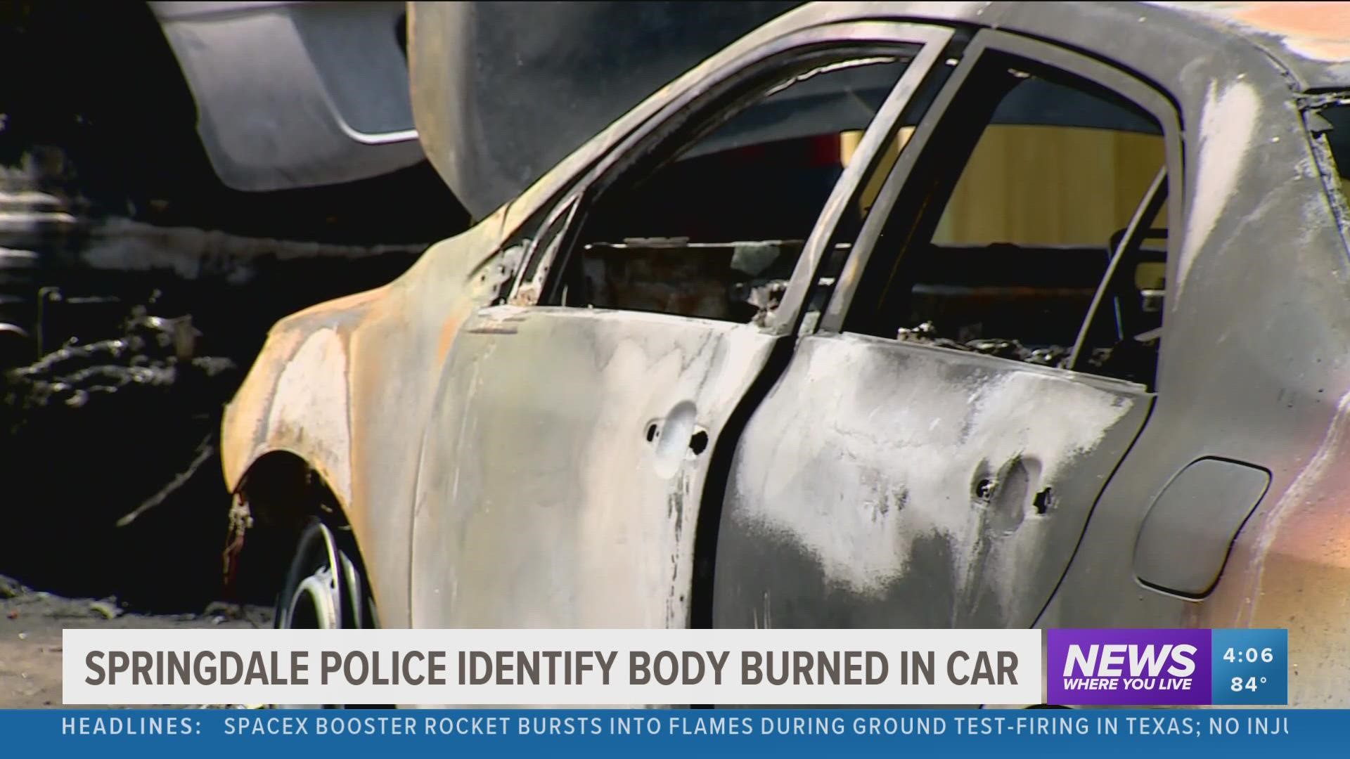 A month after a body was found in a burning vehicle in Springdale, police have now identified the victim.