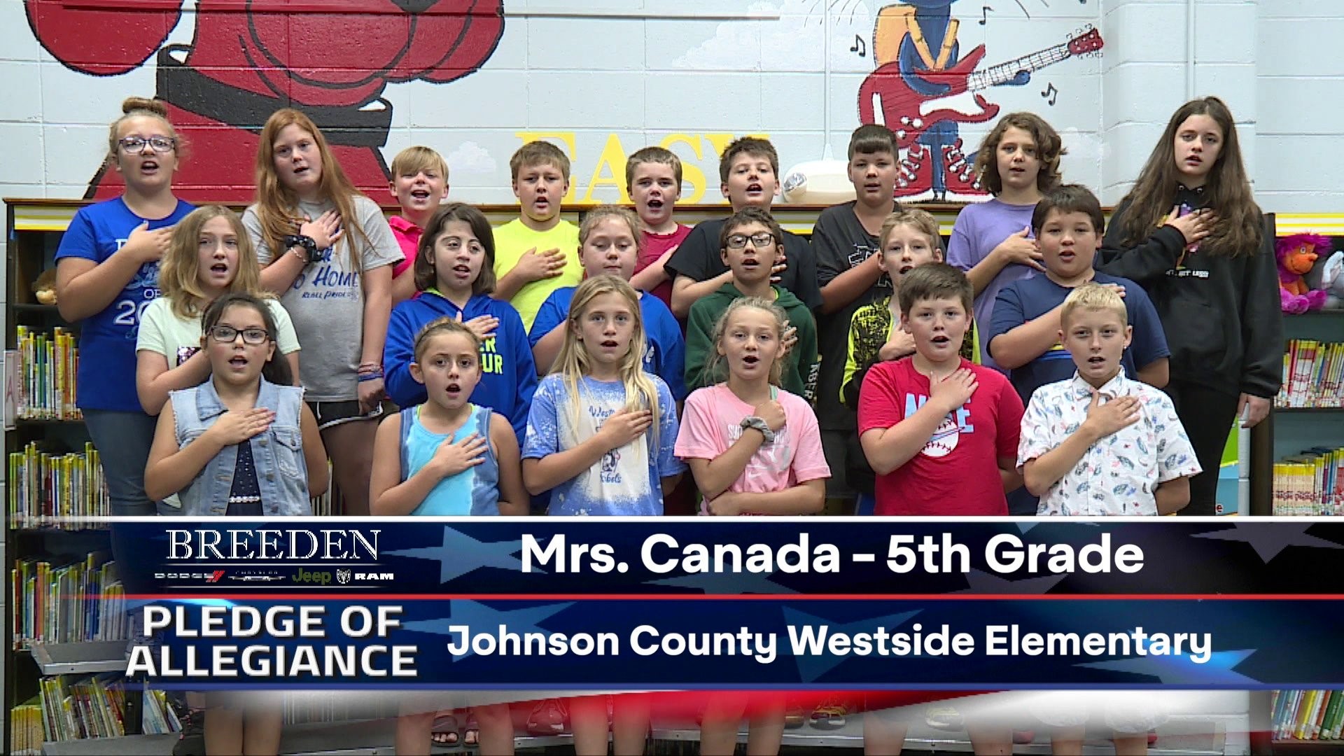 Mrs. Canada 5th Grade Johnson County Westside Elementary