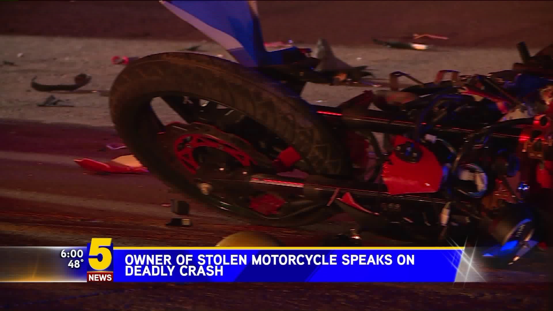 Owner of Stolen Motorcycle In Fort Smith Speaks Out