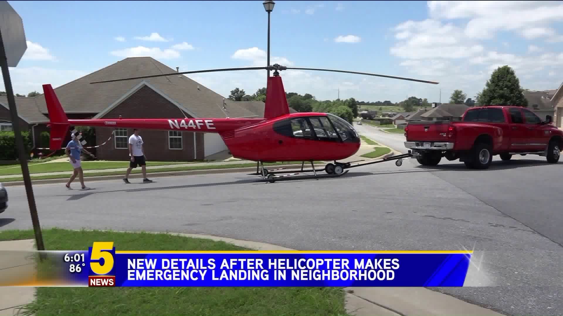 New Details After Emergency Helicopter Landing in Centerton