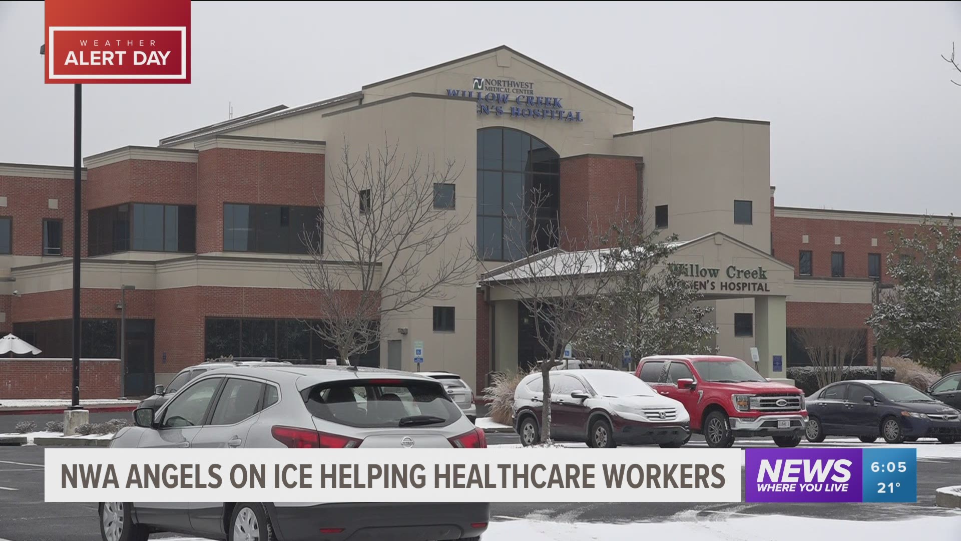 NWA Angels on Ice has been giving rides to dozens of healthcare workers this week while the roads have been slick. https://bit.ly/3phtSHD
