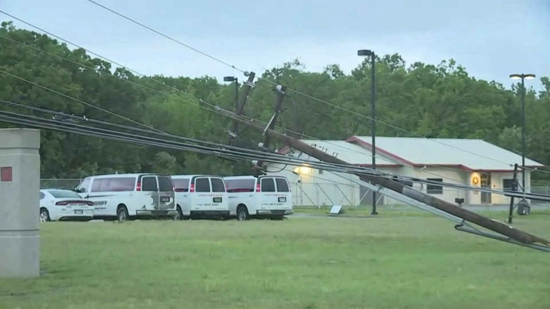 Monday's severe weather left Crawford County with downed power lines. Check out that footage in the video.