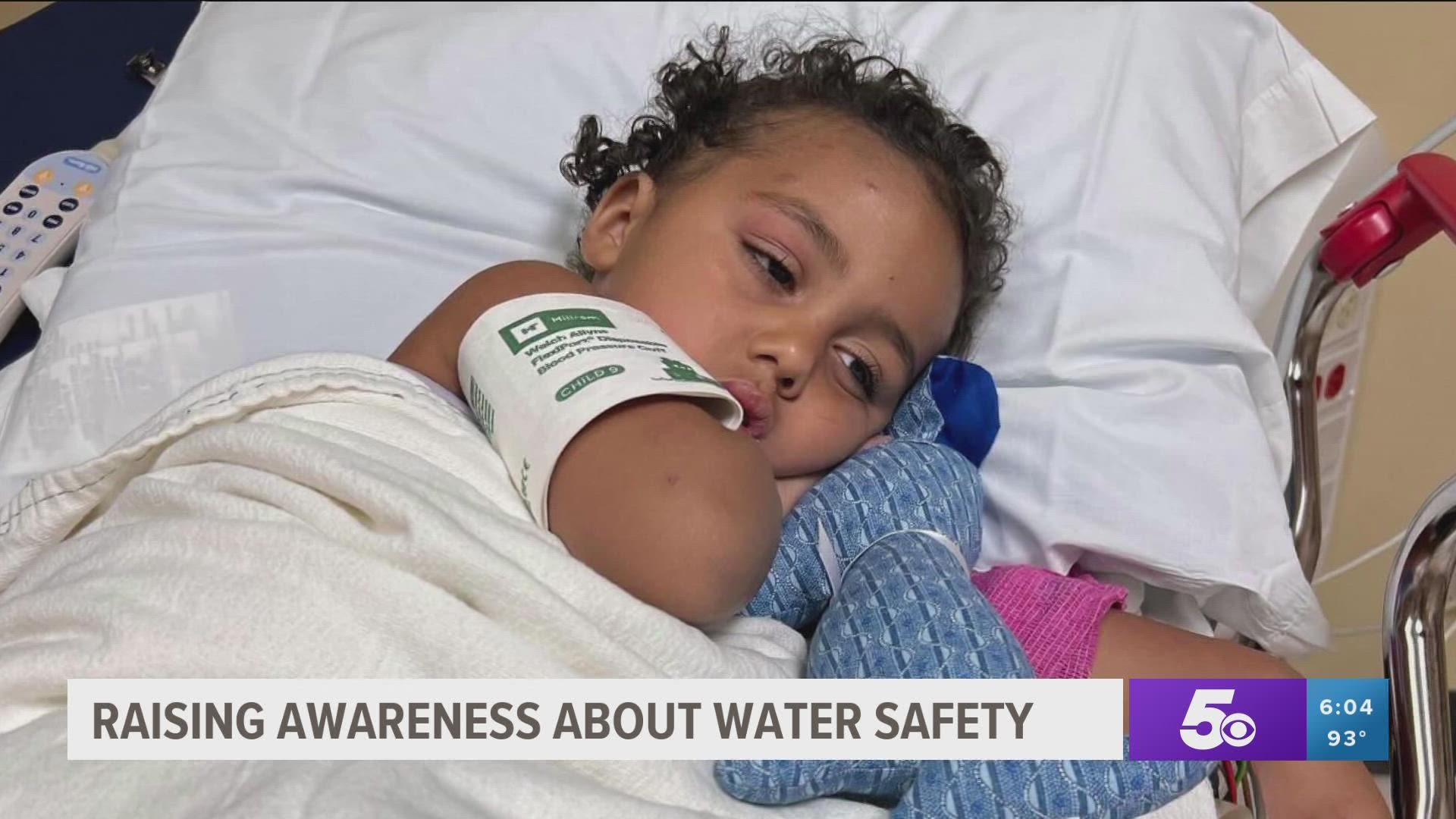 With summer in full swing and more people near the water, a Muldrow mom is warning parents of the dangers after her three-year-old almost drowned.