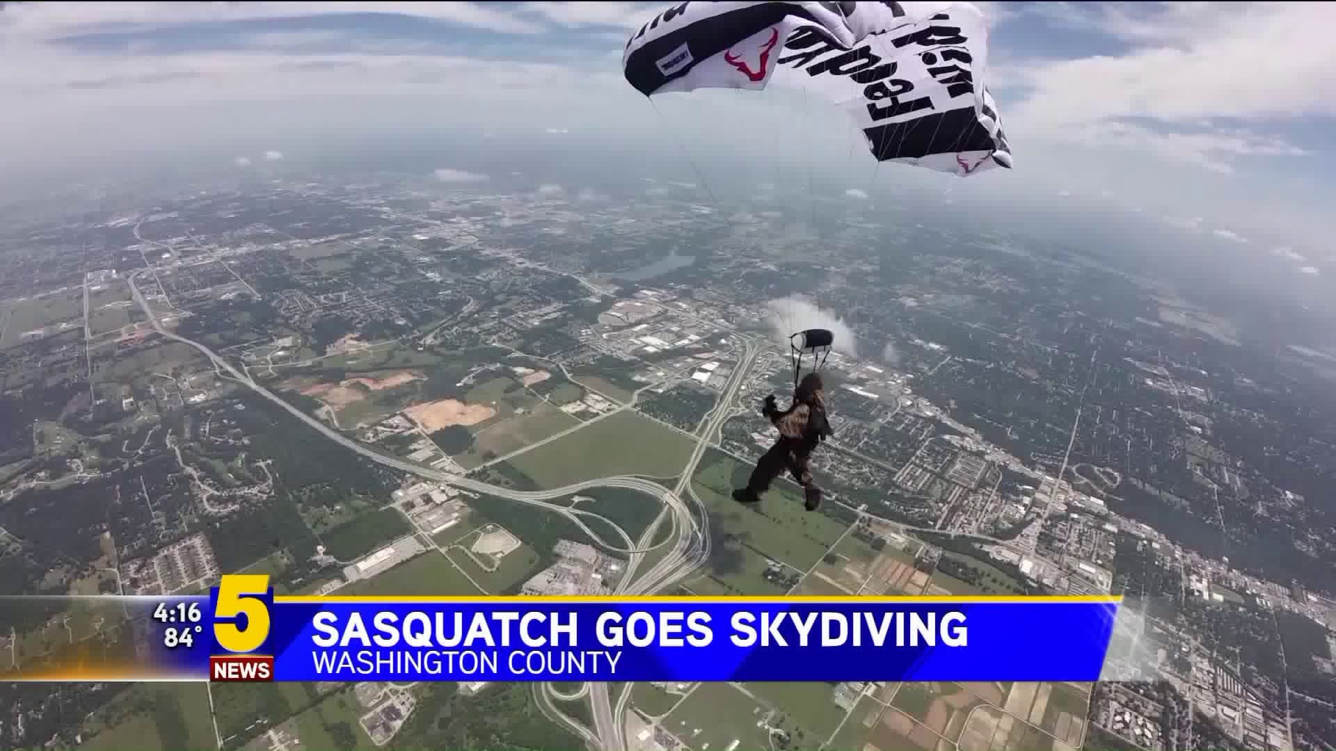 Sasquatch Skydiving Jack Links