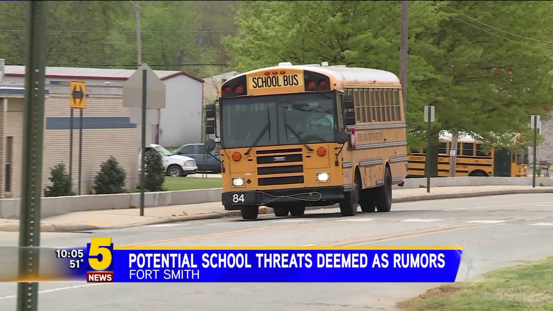 Potential Fort Smith School Threats Deemed Rumors