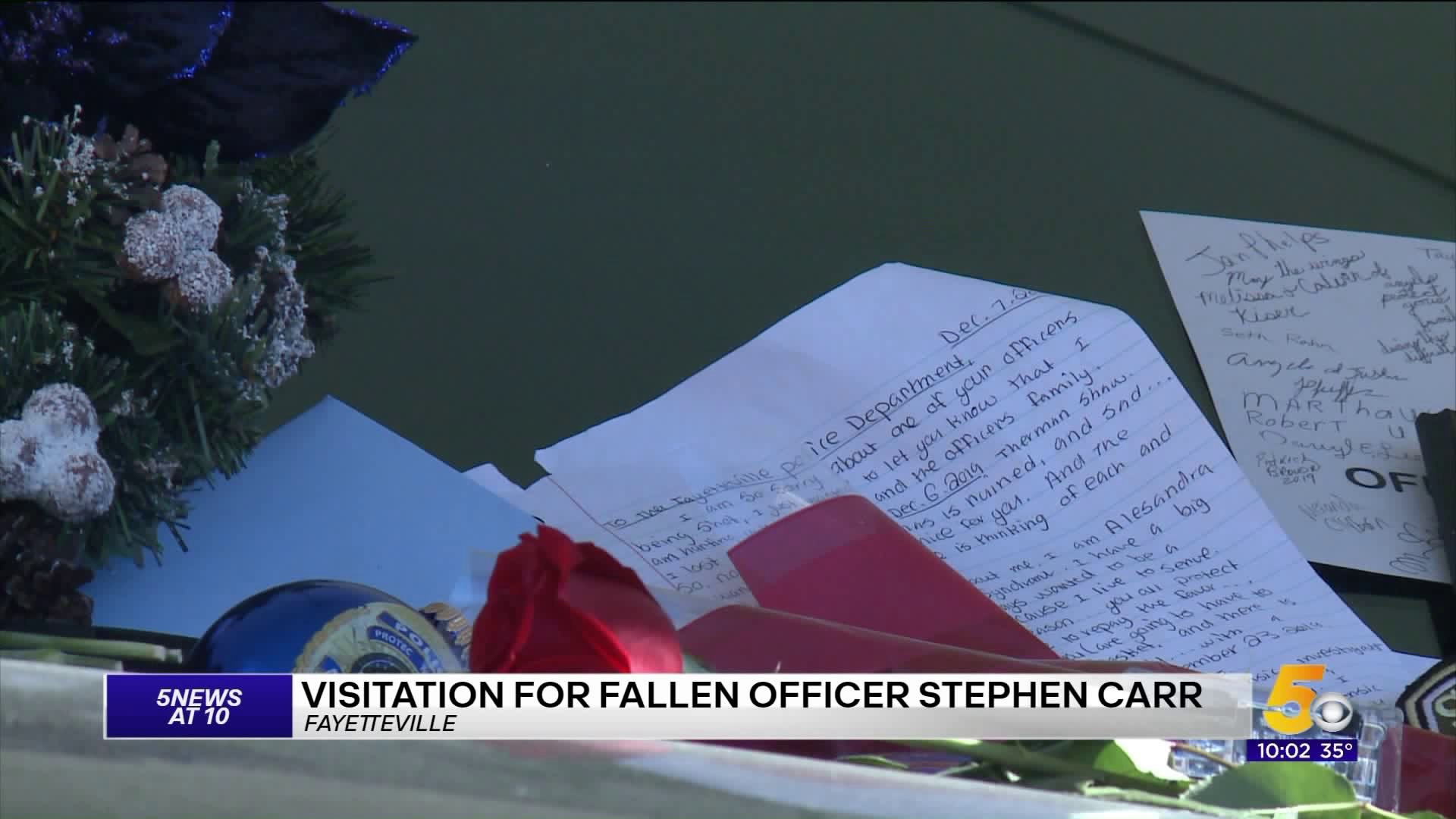 Visitation for Officer Stephen Carr