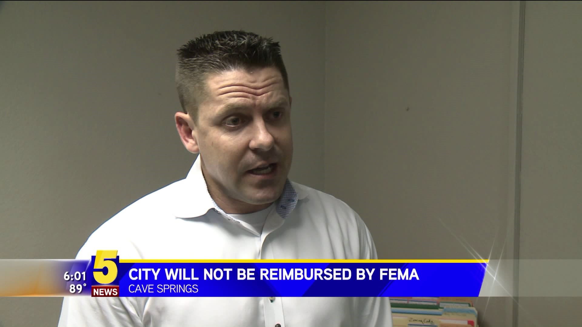City Will Not Be Reimbursed By FEMA