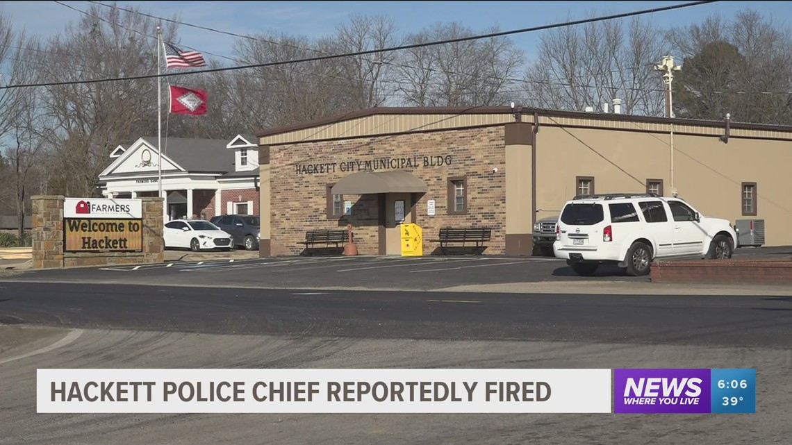 Sources say Hackett Police Chief fired, Sebastian Co. deputies now