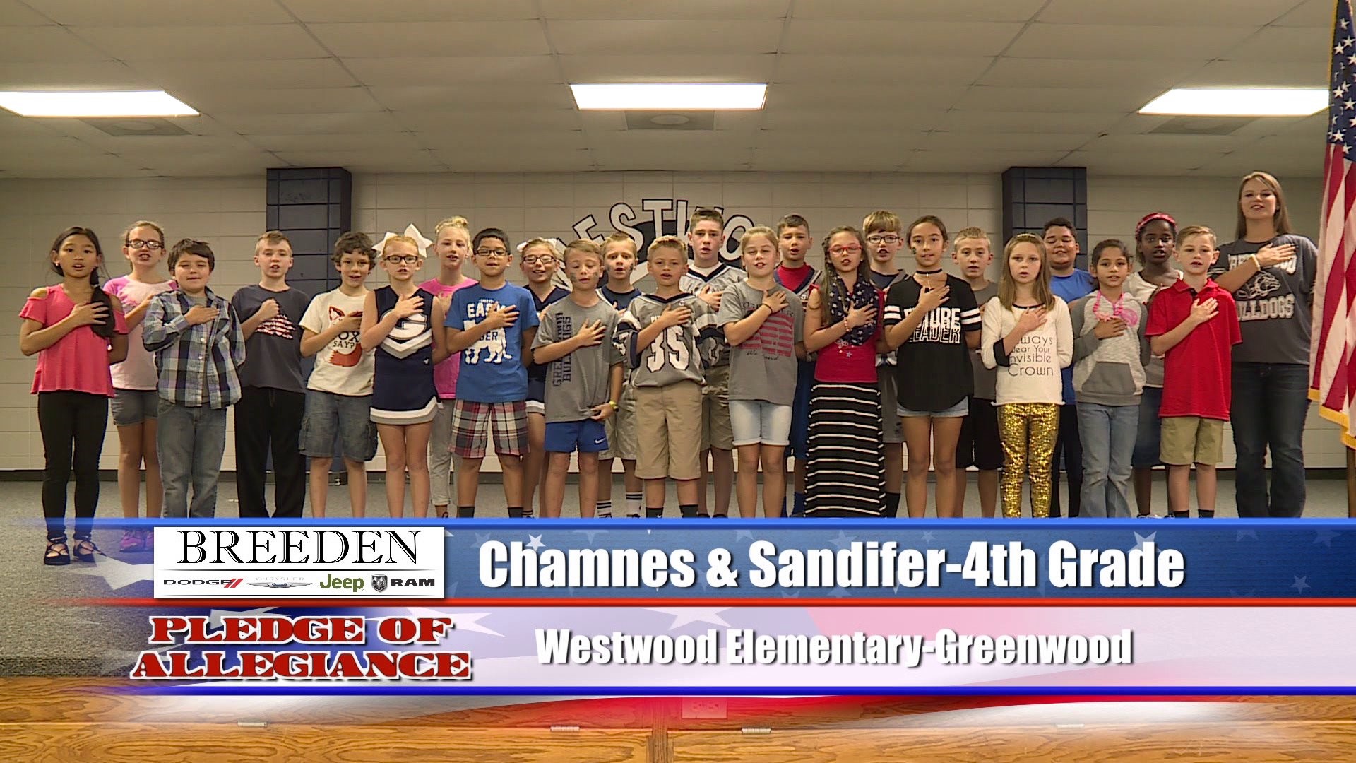 10/10 Chamnes & Sandifer  4th Grade  Westwood Elementary - Greenwood