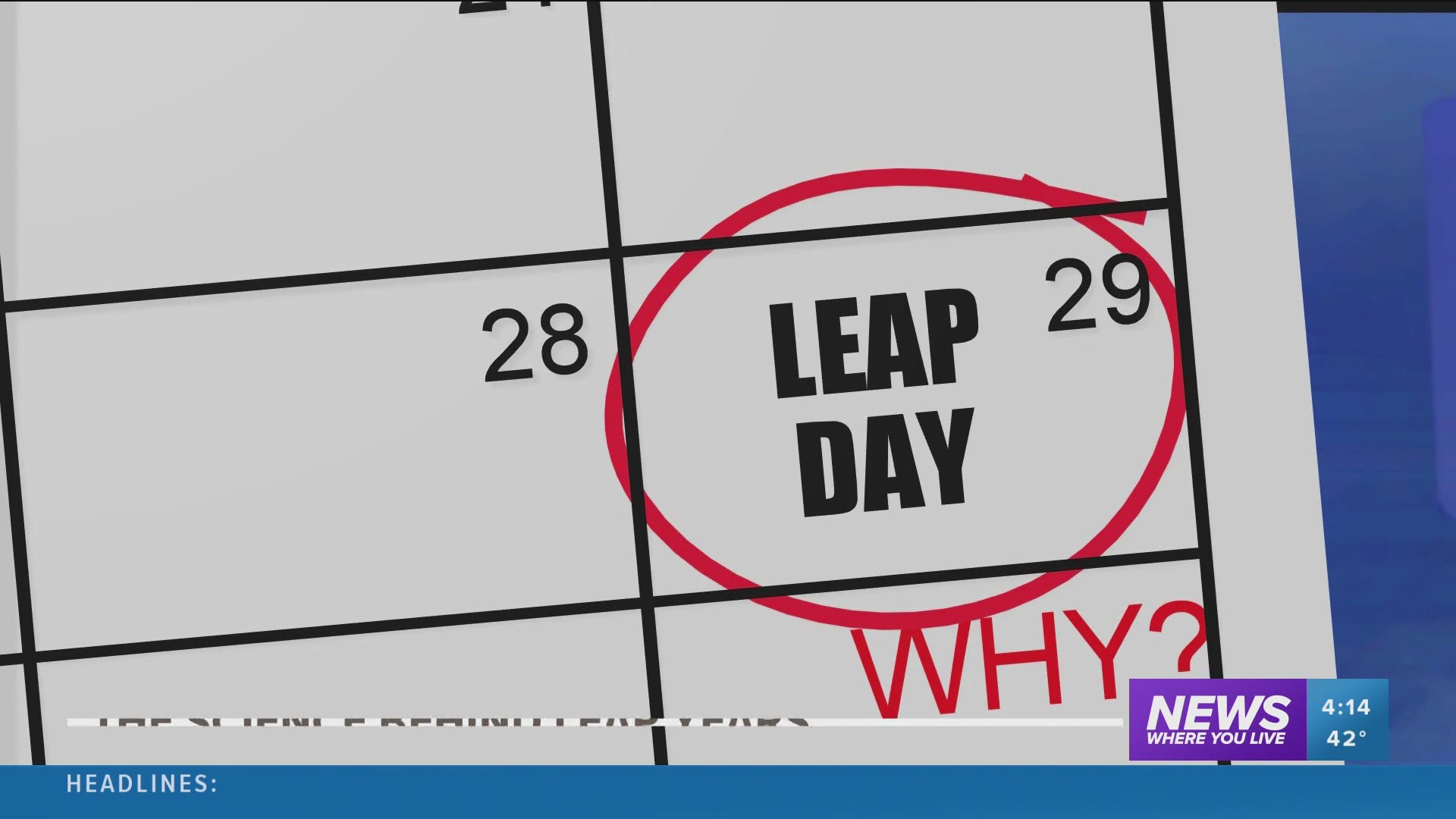 In 2020, we add an extra day to the calendar because it's a leap year. Meteorologist Sabrina Bates explains why we tack on that day every four years.