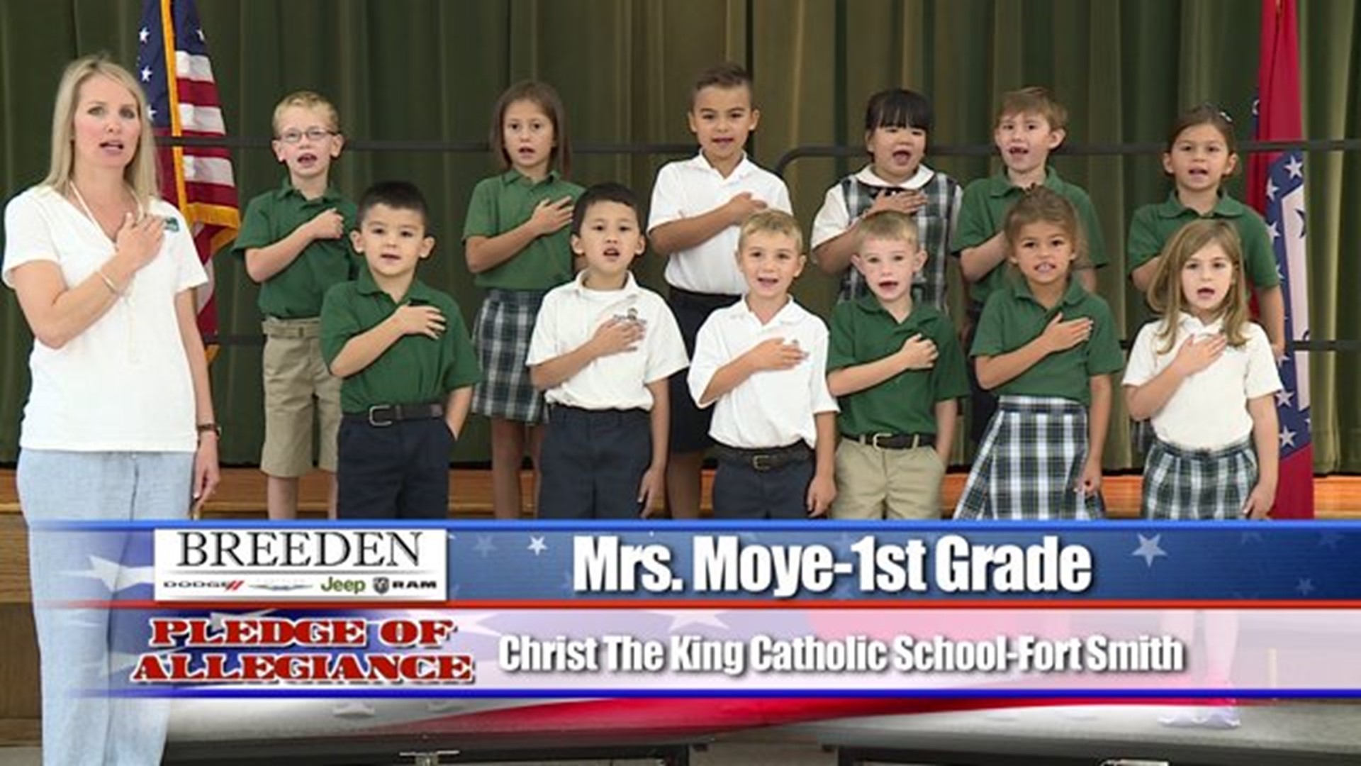 Christ the King Catholic School - Fort Smith - Mrs. Moye - 1st Grade