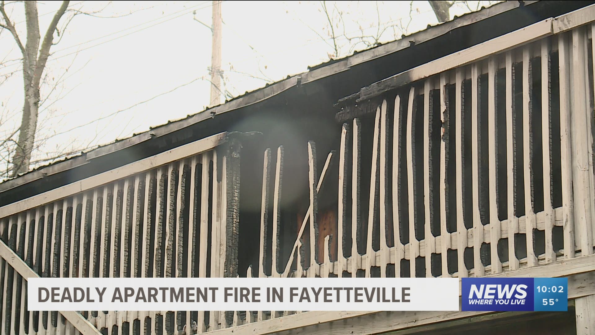 One woman is dead and two men are in the hospital after an apartment fire in Fayetteville this morning (Nov. 21).