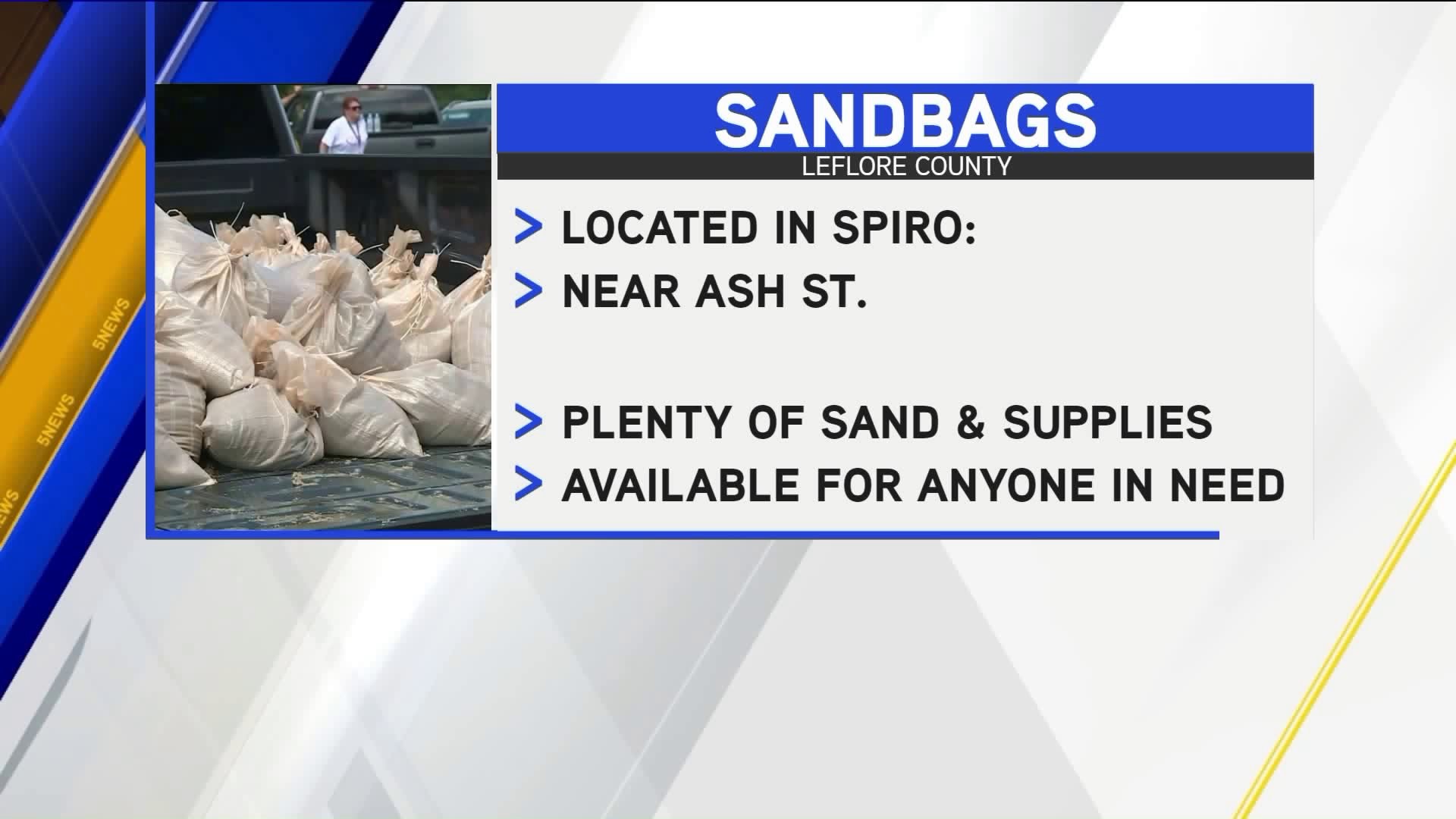 Where To Get Sandbags For Flood Preps
