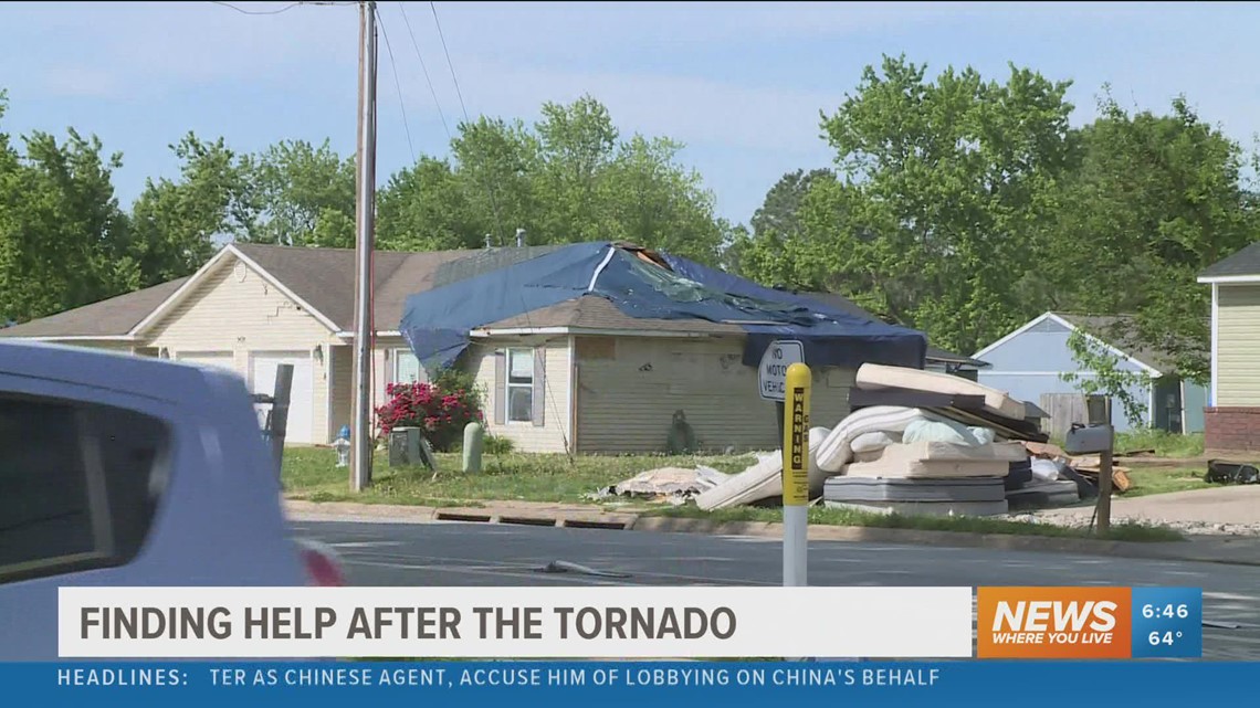 Finding help after the Springdale tornado