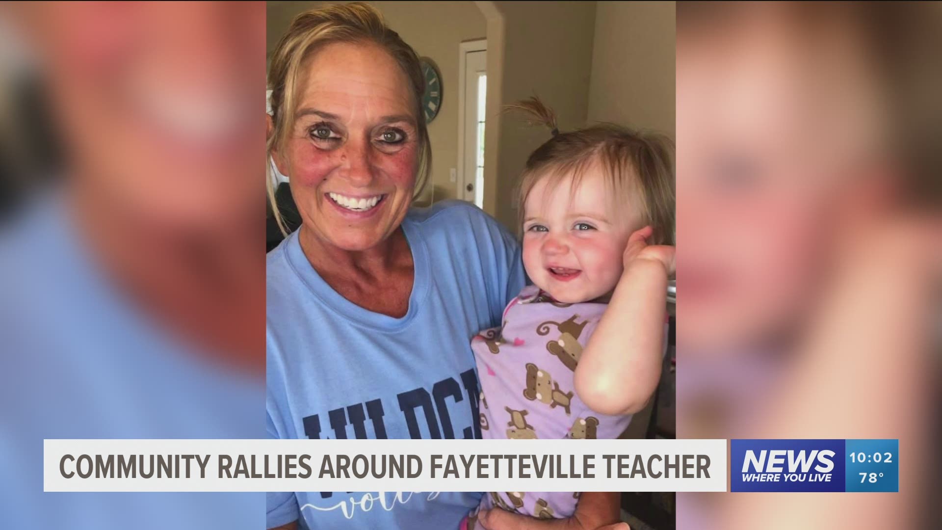 Chris Clark is a teacher and former coach at Fayetteville High School. She is hoping her story will inspire others to get yearly screenings of breast cancer.