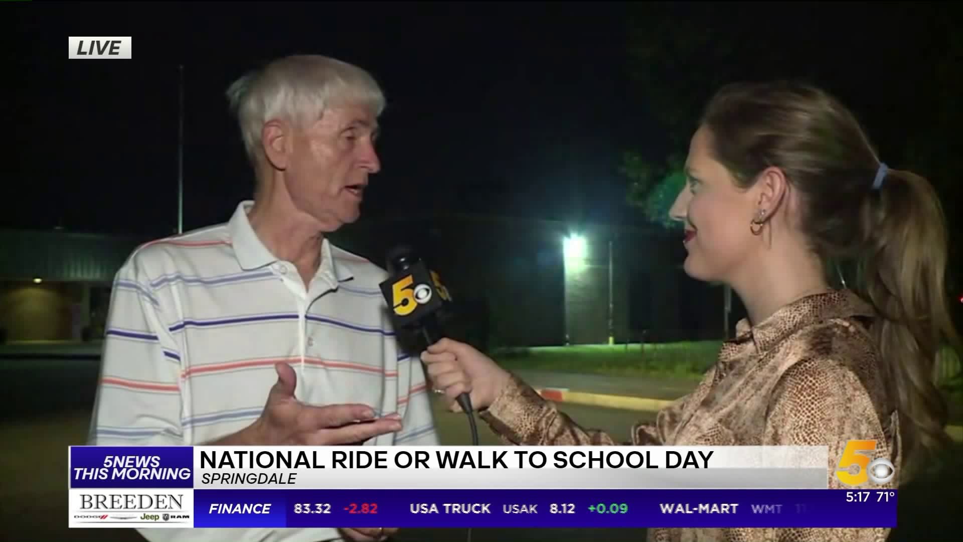 Walk Or Ride To School Day, Part 1