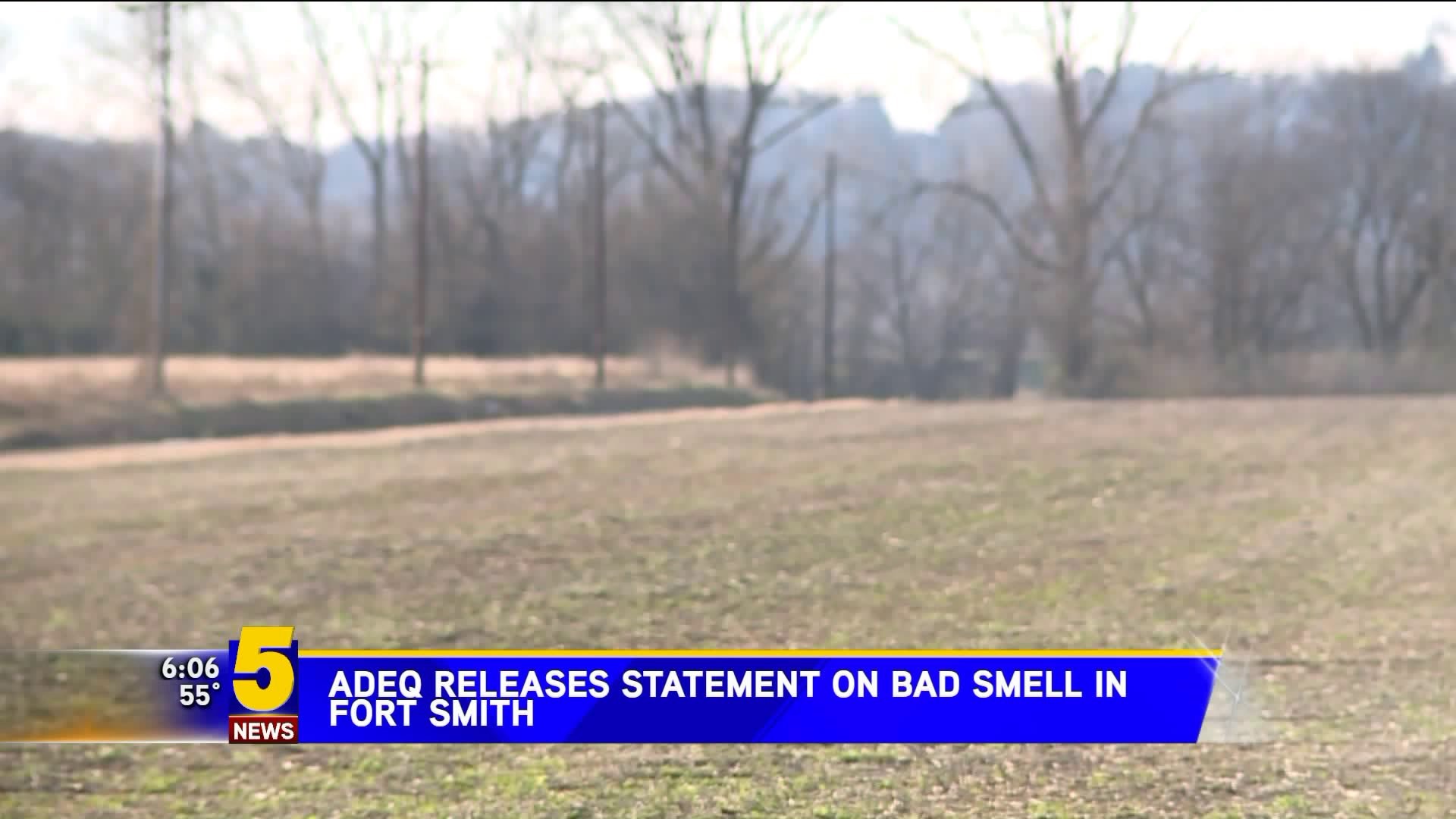 ADEQ Releases Statement On What`s Causing Bad Smell In Fort Smith