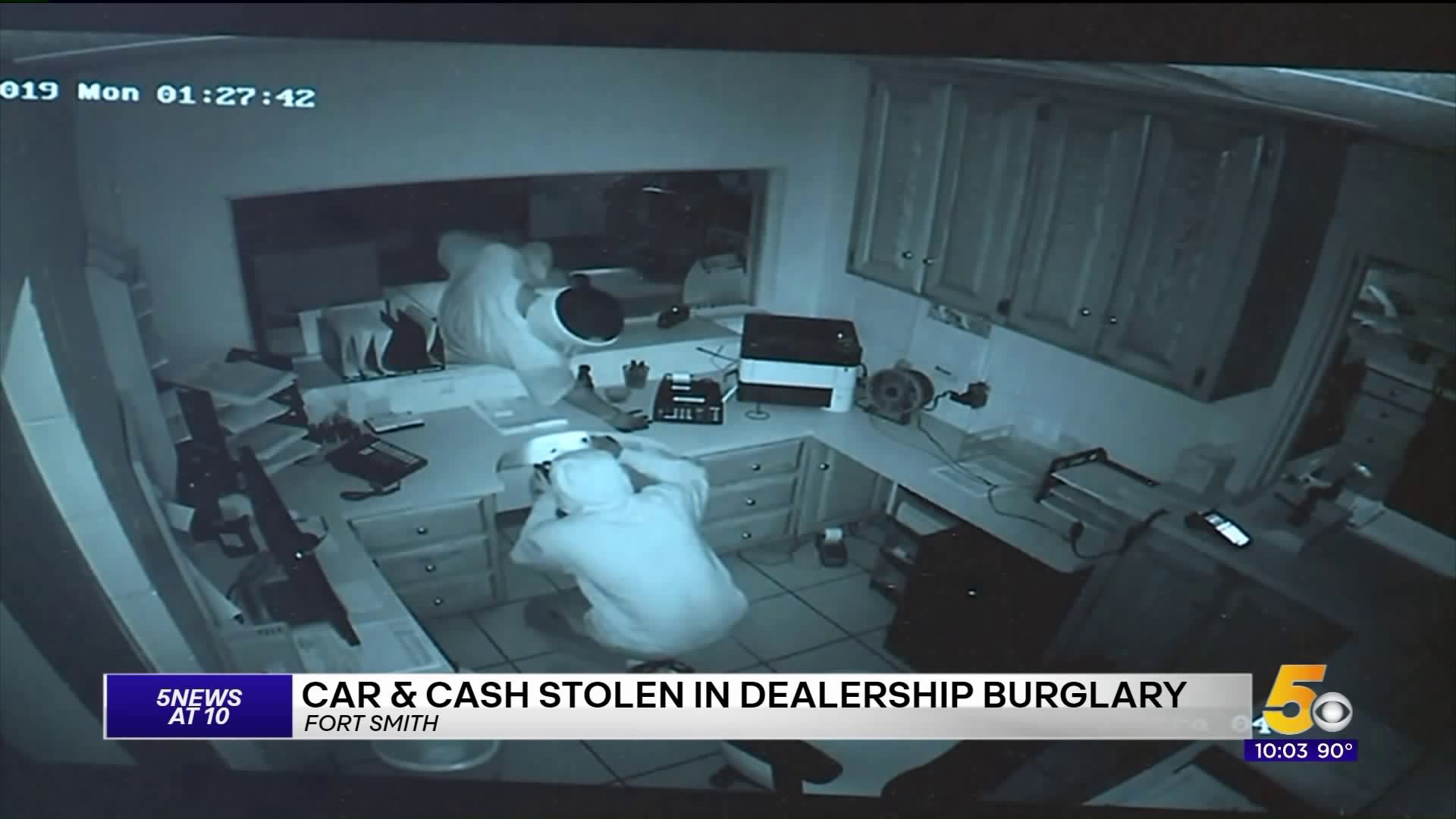 Car and Cash Stolen from Dealership in Fort Smith