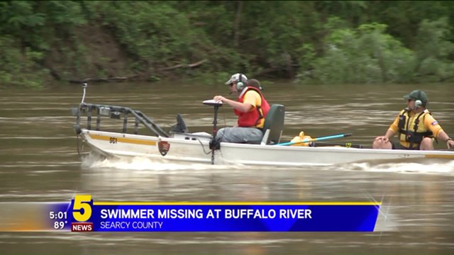 Swimmer Missing At Buffalo River