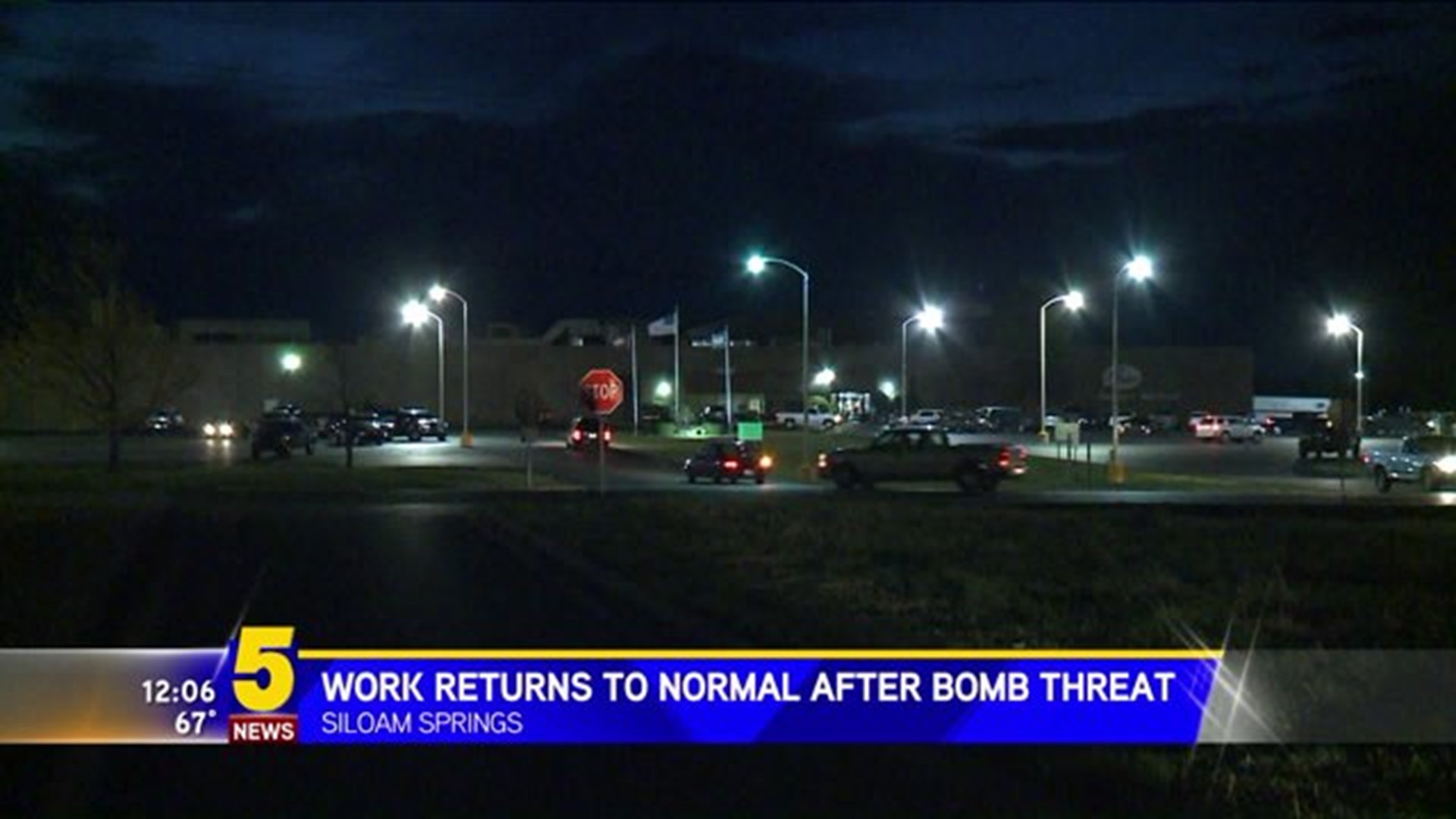 Work Returns To Normal After Bomb Threat
