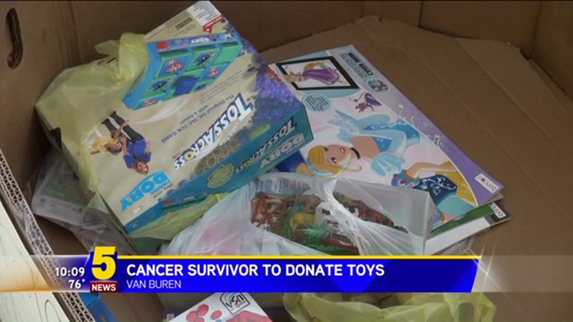 Cancer Survivor To Donate Toys