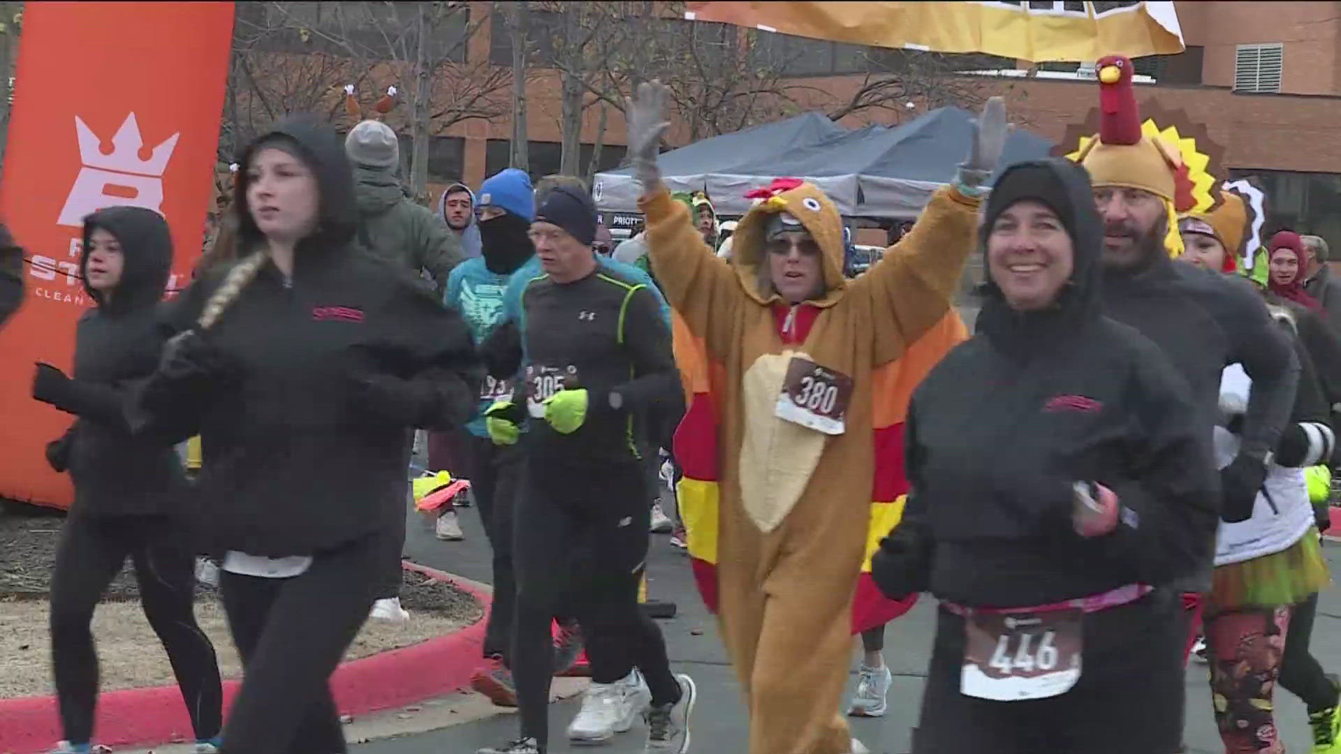 Six people were honored at this year's race, including two law enforcement officers, an EMT,  a firefighter, and two military service members who died overseas. 