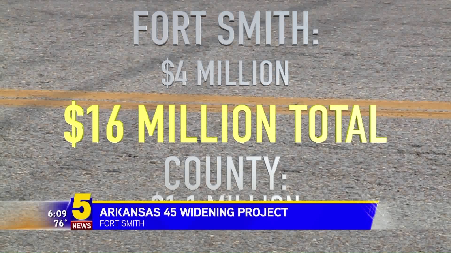 Arkansas 45 Widening Project