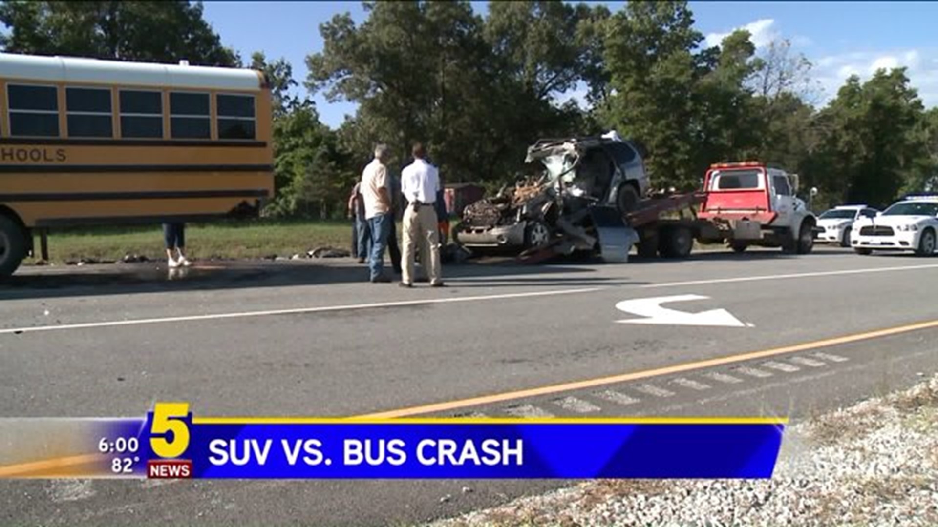 suv vs. bus crash