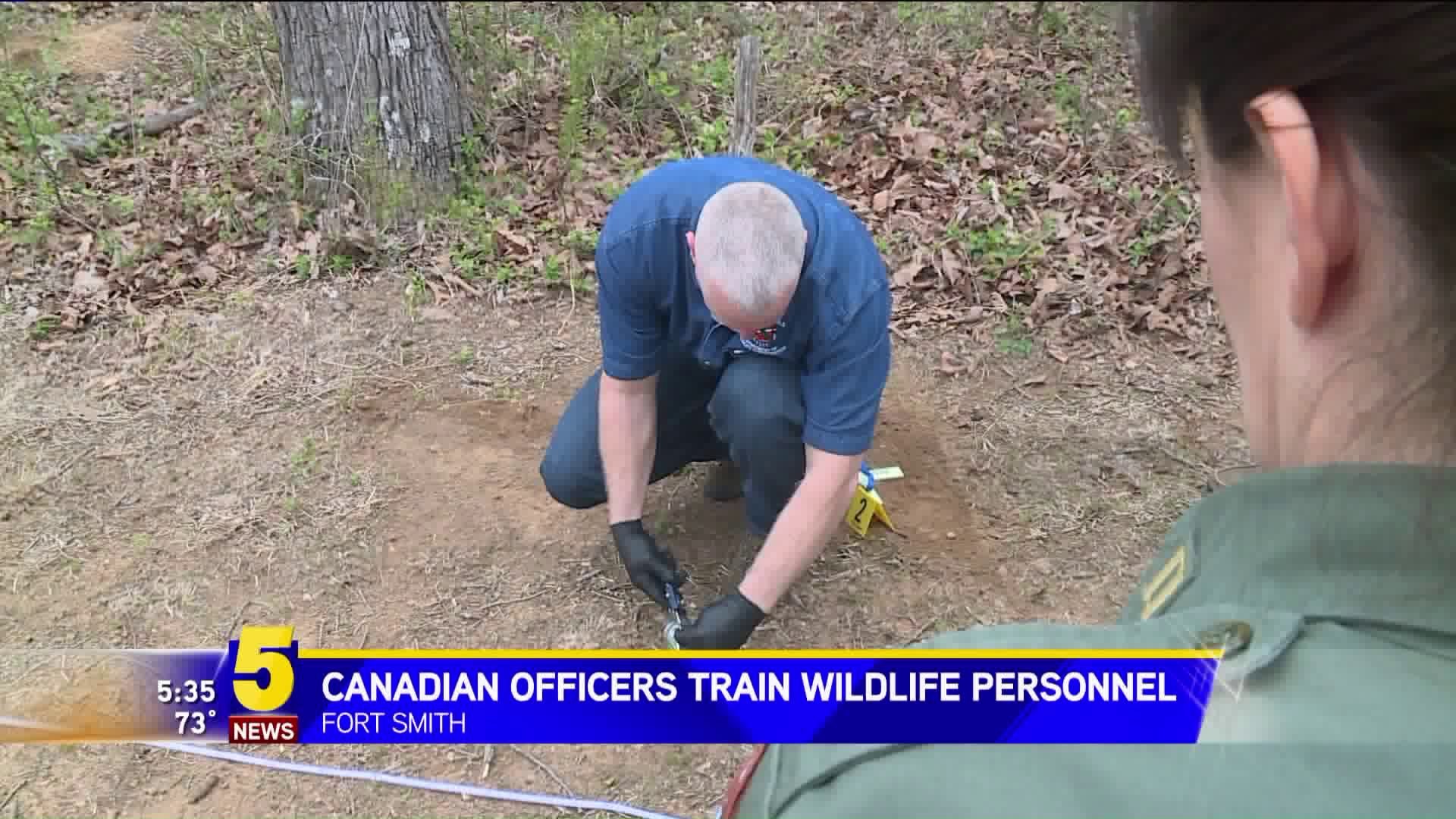 Canadian Officers Train Wildlife Personnel