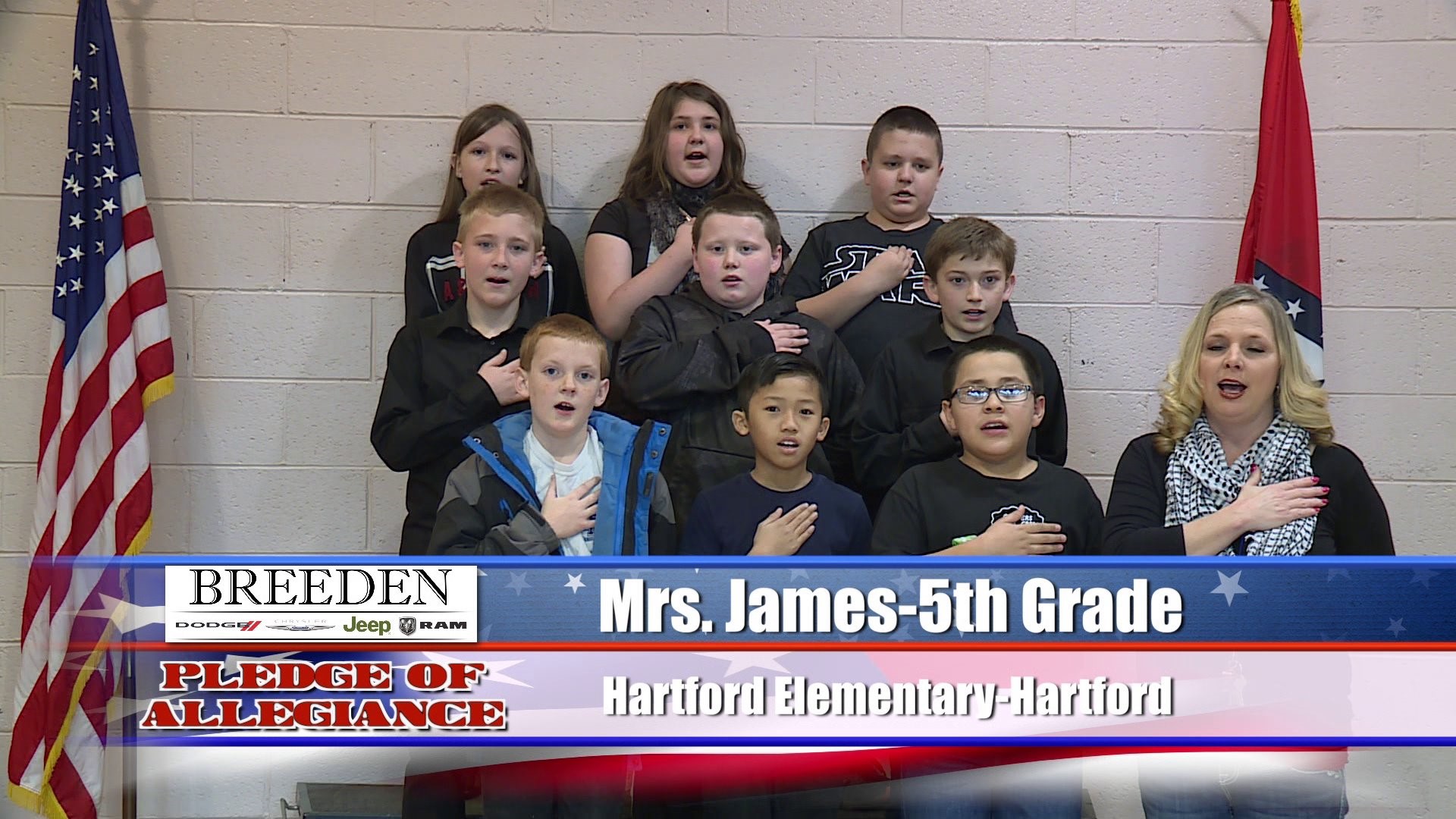 Hartford Elementary, Hartford - Mrs. James - 5th Grade
