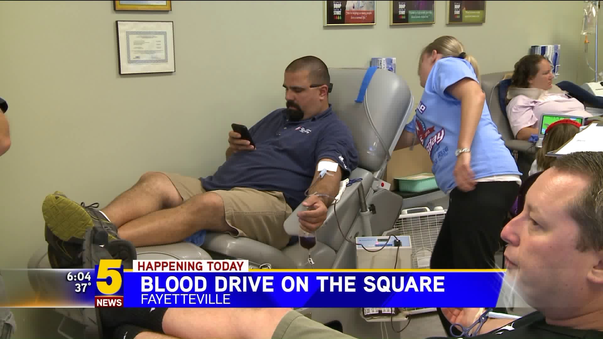 Blood Drive on the Square