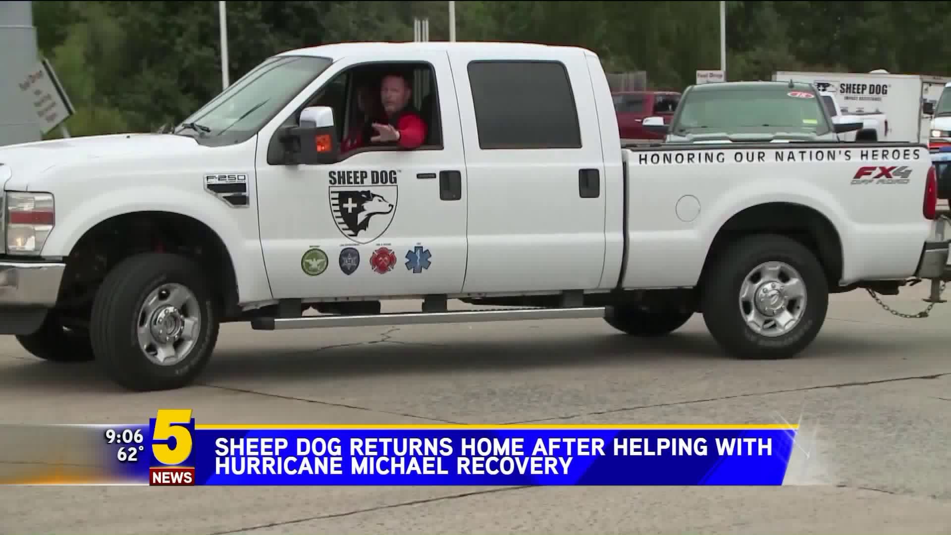 Sheep Dog Impact Assistance Return From Alabama