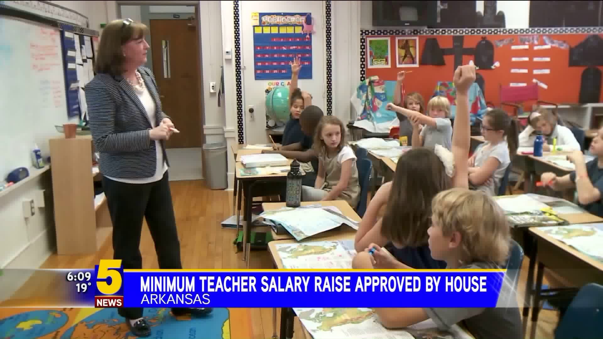 Minimum Teacher Salary Raise Approved By House