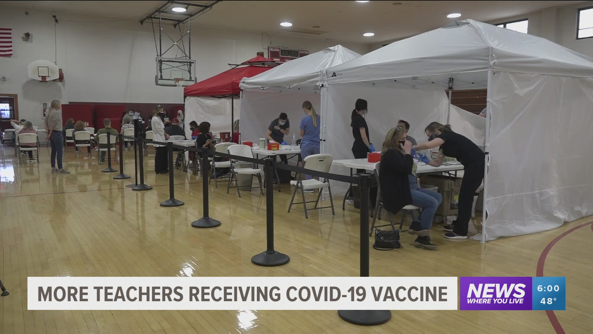 More local teachers receive their Covid-19 vaccine