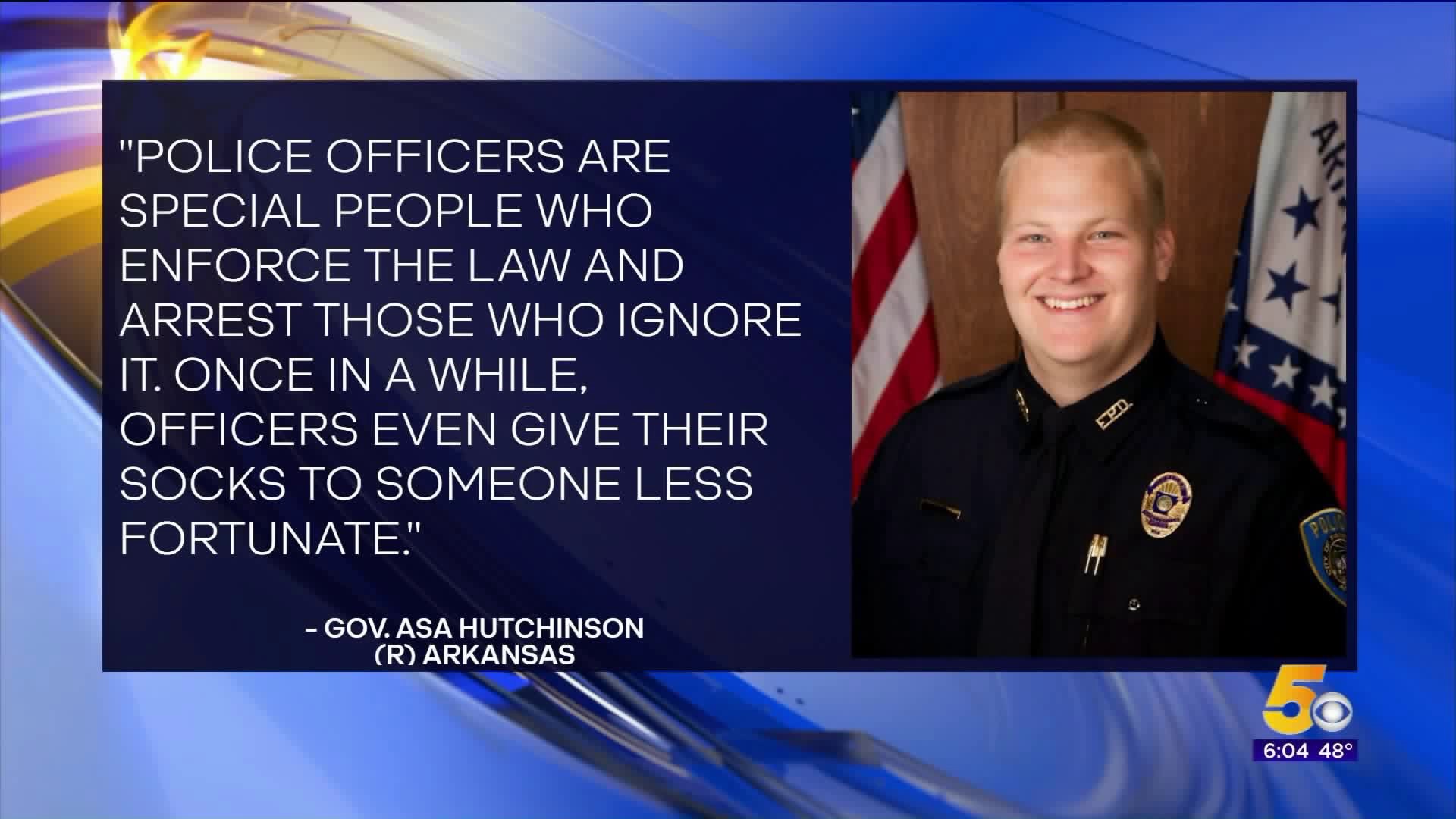 Gov. Hutchinson Remembers Fallen Fayetteville Hero During Weekly Address