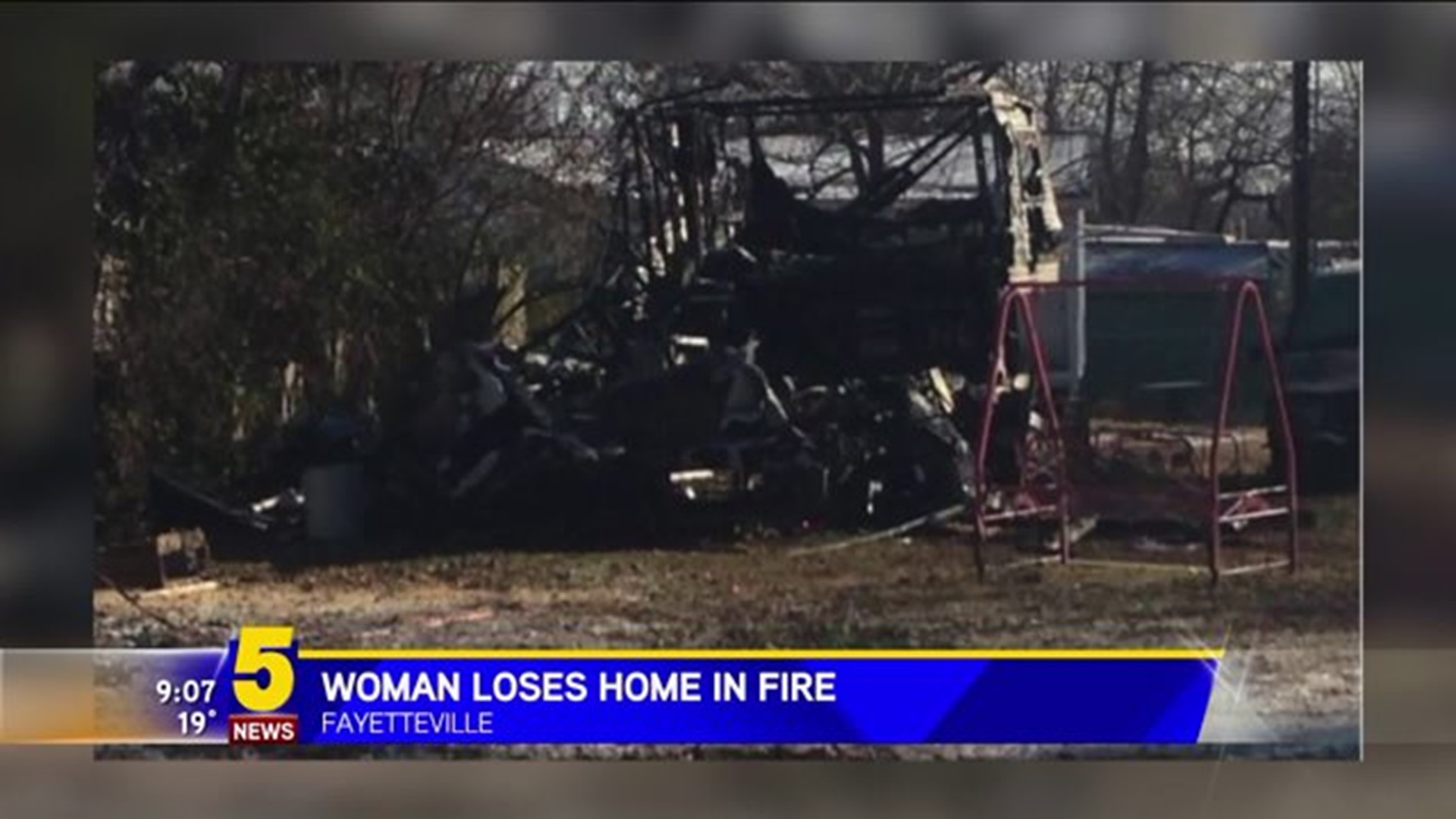 A Woman Is Displaced After Losing Her Home And Car In A Fire