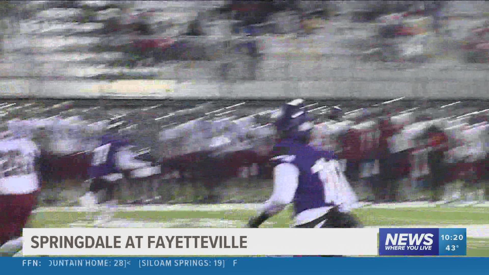 Fayetteville beat Springdale (48-13).