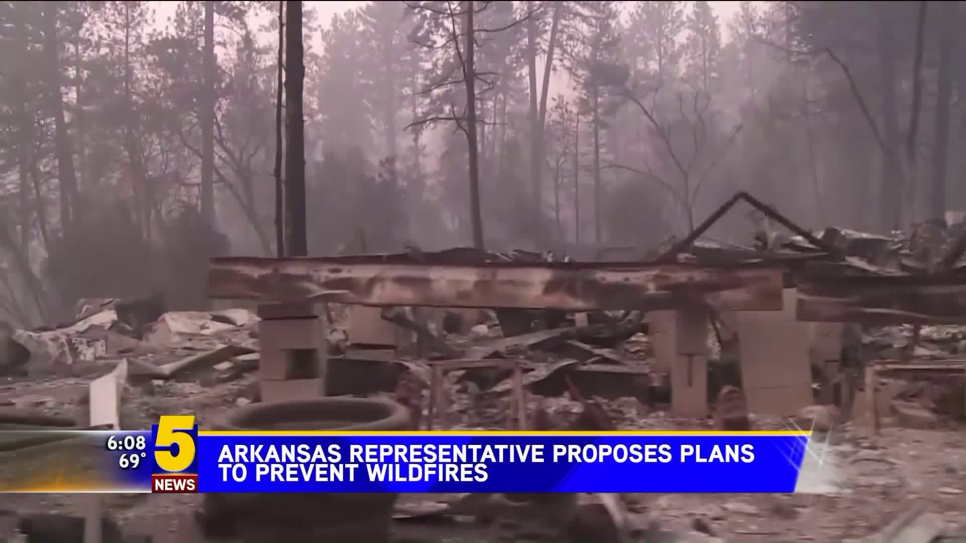 Arkansas Representative Proposes Plans To Prevent Wildfires