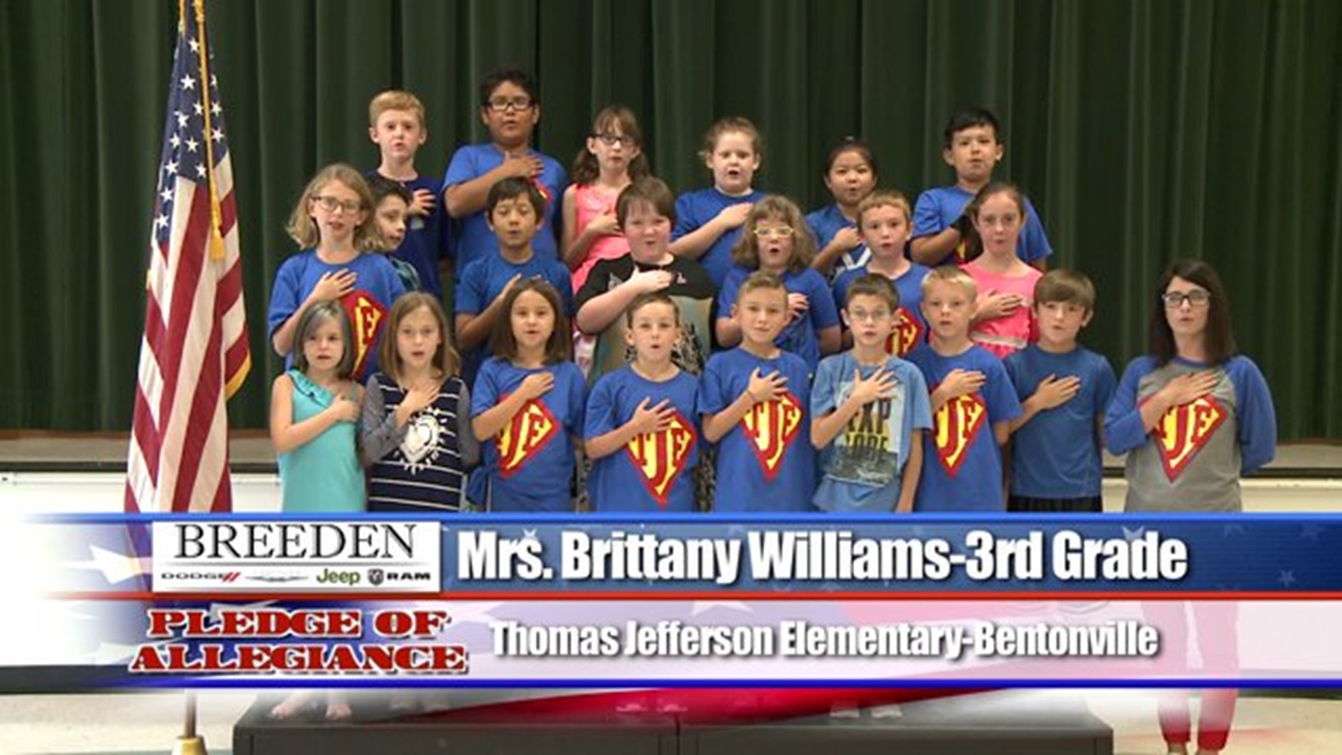 Thomas Jefferson Elementary - Bentonville - Mrs. Brittany Williams - 3rd Grade