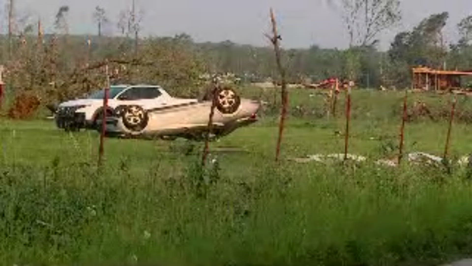 Extensive damage was seen in parts of Benton County.