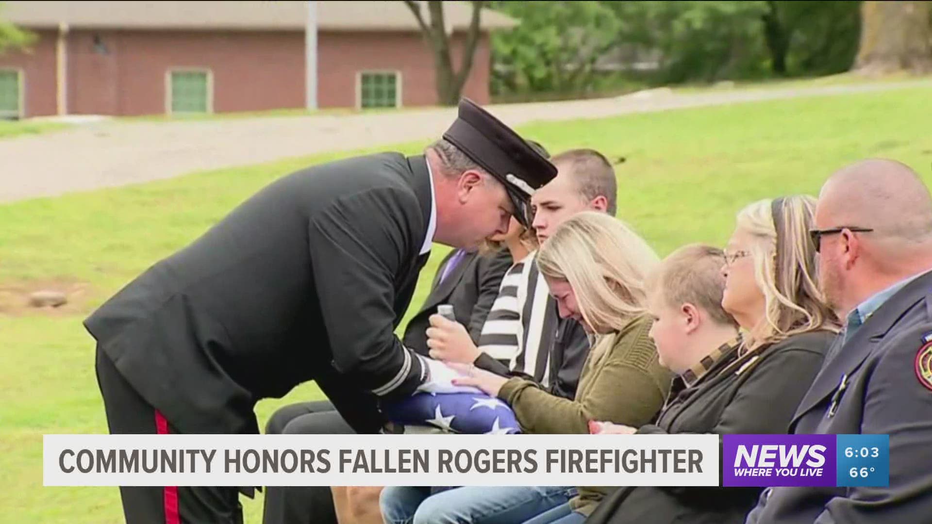 Community honors fallen Rogers firefighters