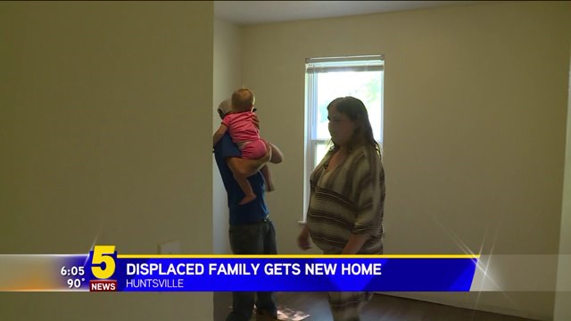 HUNTSVILLE FAMILY MOVES INTO NEW HOME
