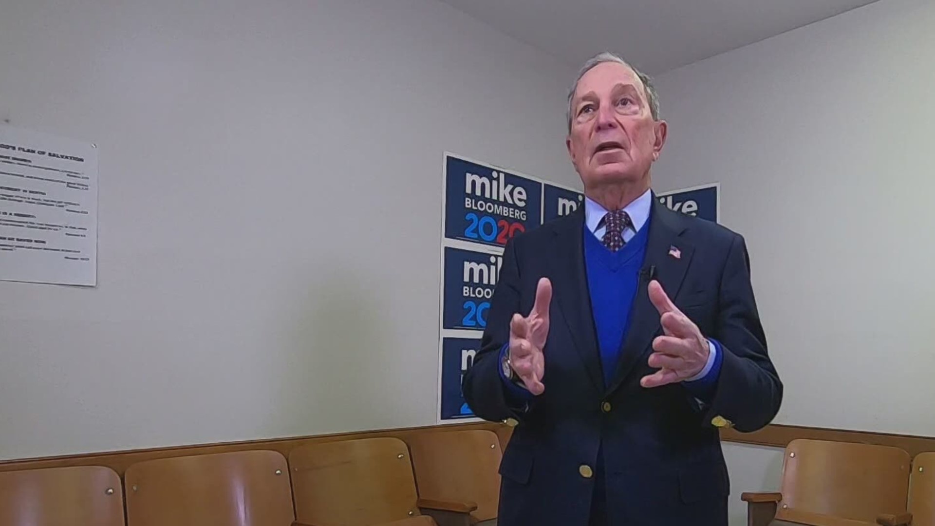 Our content partners at Talk Business and Politics sat down one on one with former New York City Mayor Mike Bloomberg at his rally in Northwest Arkansas.